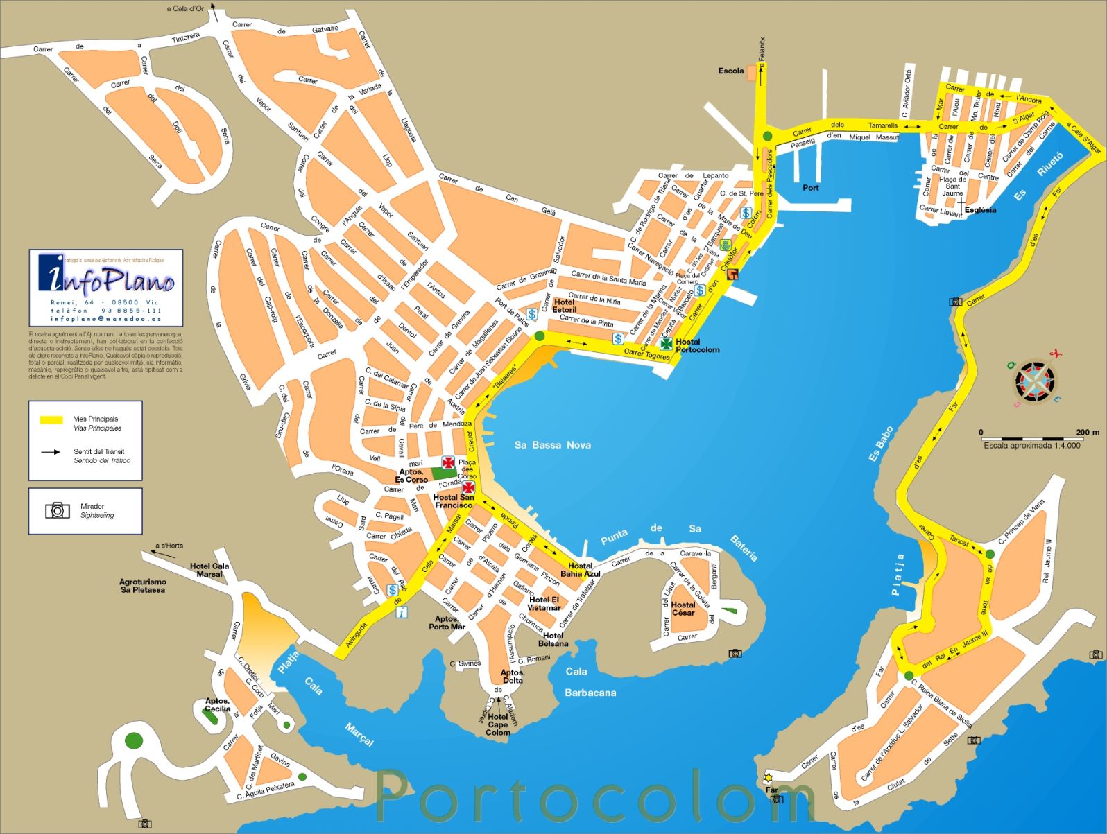 Porto Colom Maps And Brochures