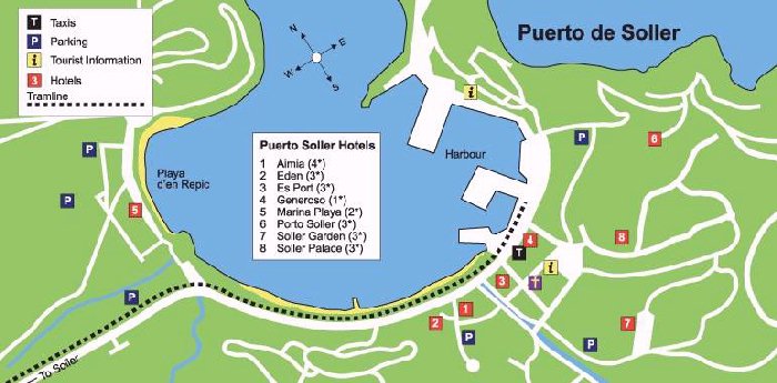 Soller street map